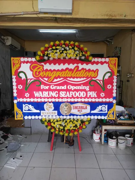 Papan Bunga Ucapan Selamat Bungur